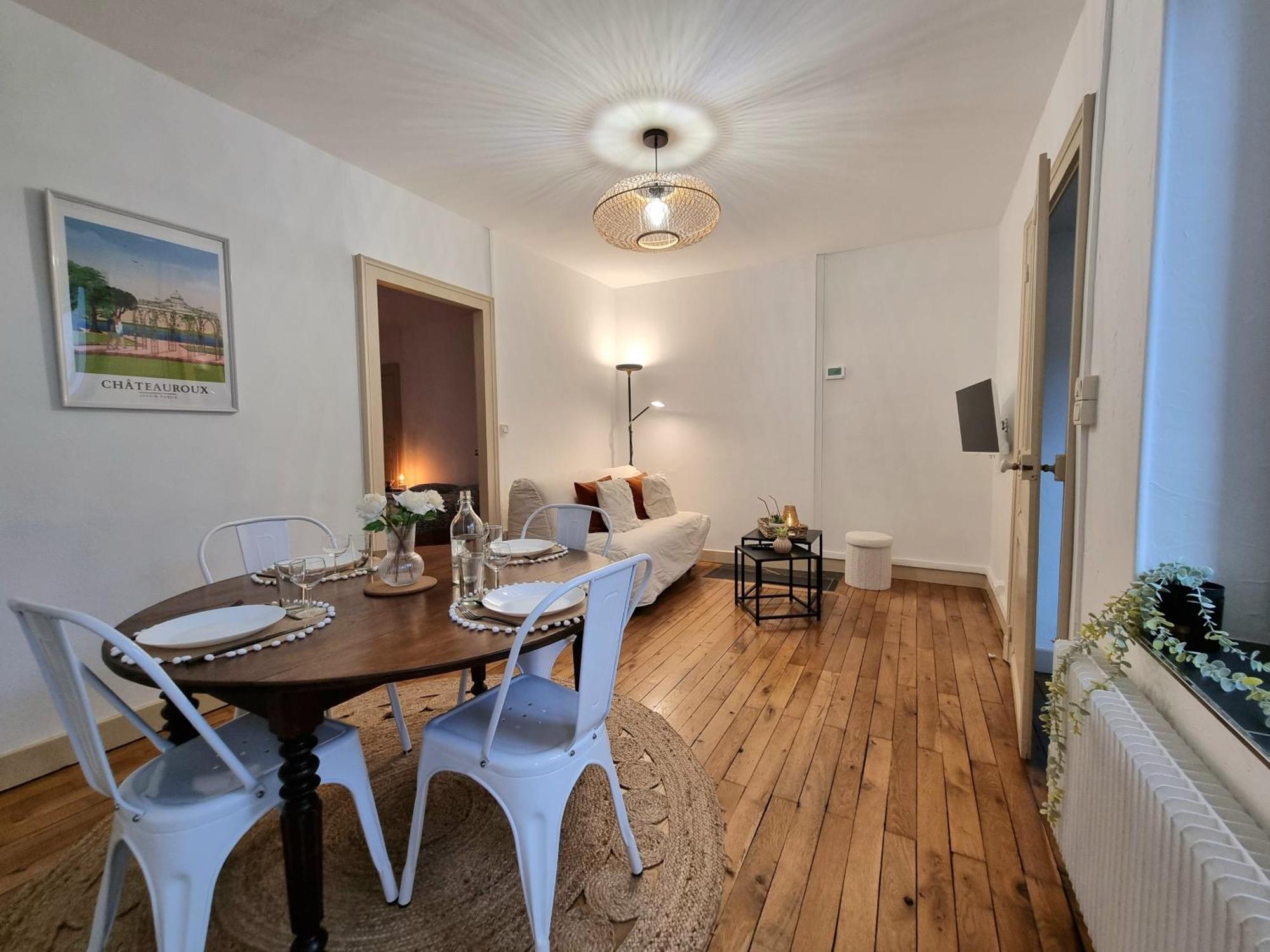 Вилла La Jeannette - Proche Gare-Centre, 2 Lits, Terrasse Шатору Экстерьер фото